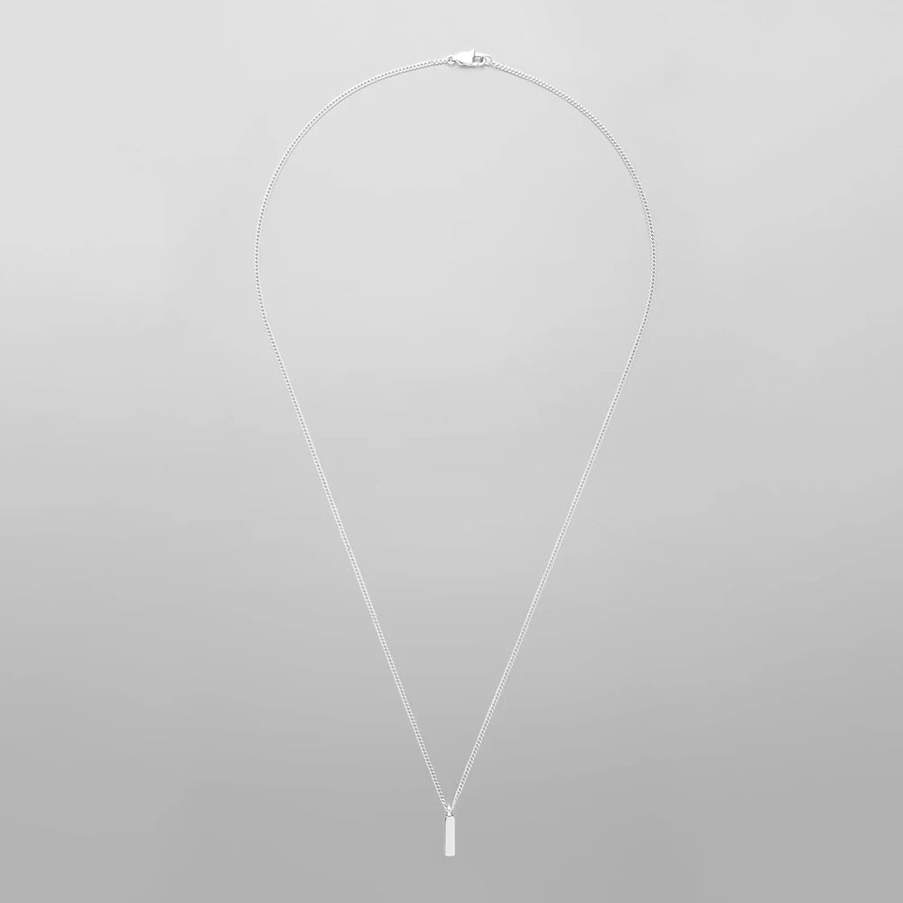 Emanco Minimal Pendant Necklace Stainless Steel Men'S Titanium Steel Chain Collarbone Chain Jewelry Wholesale Direct