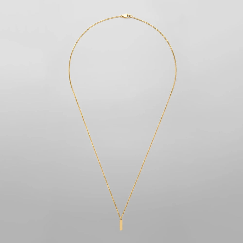 Emanco Minimal Pendant Necklace Stainless Steel Men'S Titanium Steel Chain Collarbone Chain Jewelry Wholesale Direct